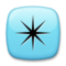 Eight-Pointed Star emoji on LG